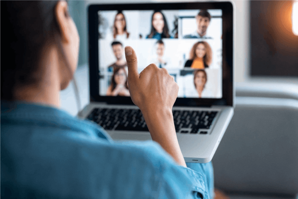 remote work meeting