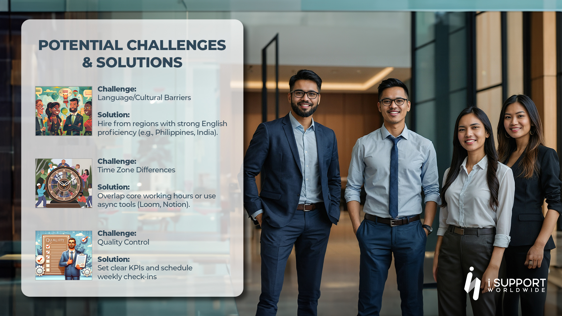Micro-Offshoring - Potential Challenges & Solutions - iSupport Worldwide