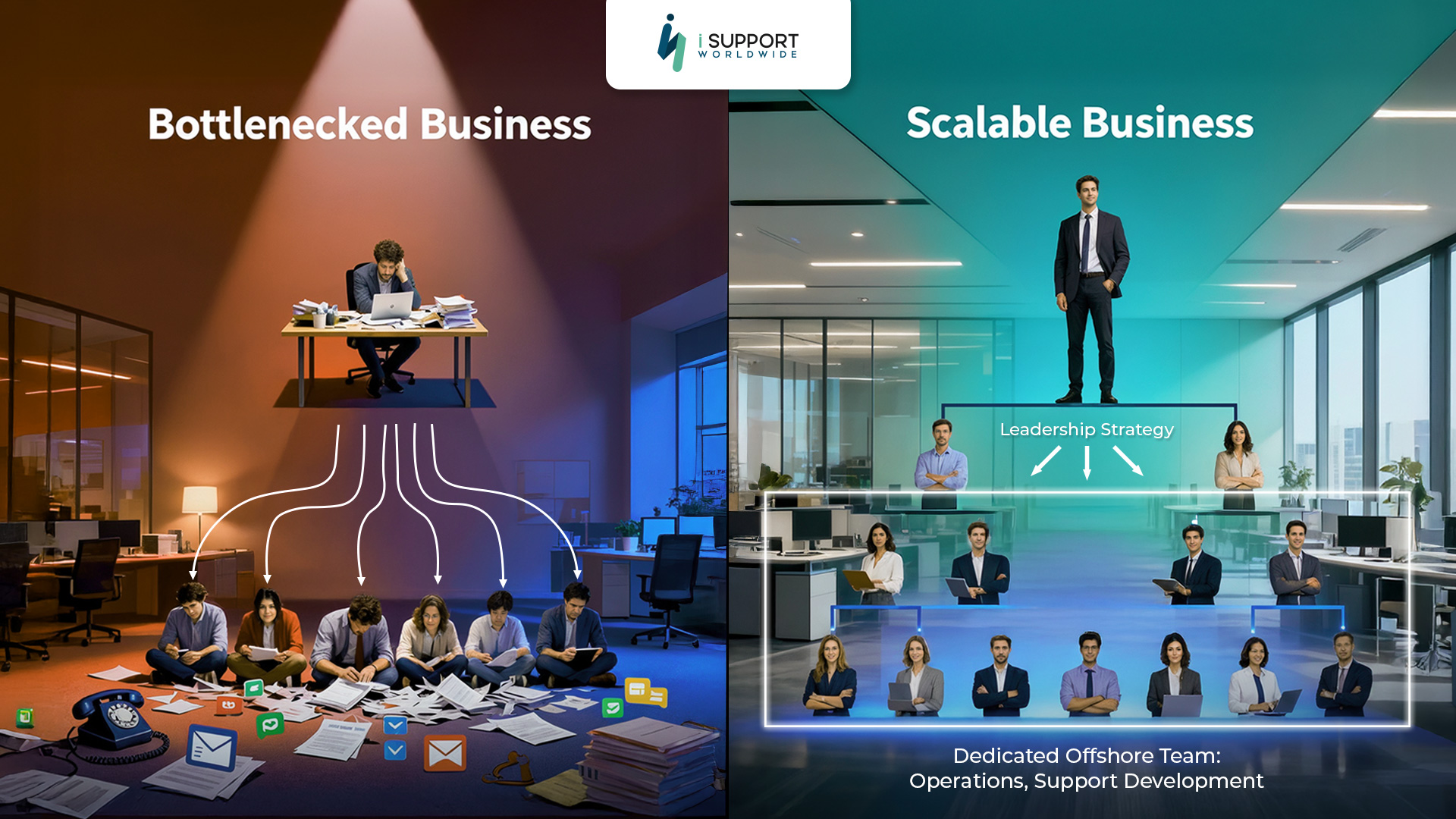 Offshore Teams -The #1 Secret to Scaling Your Business -iSupport Worldwide