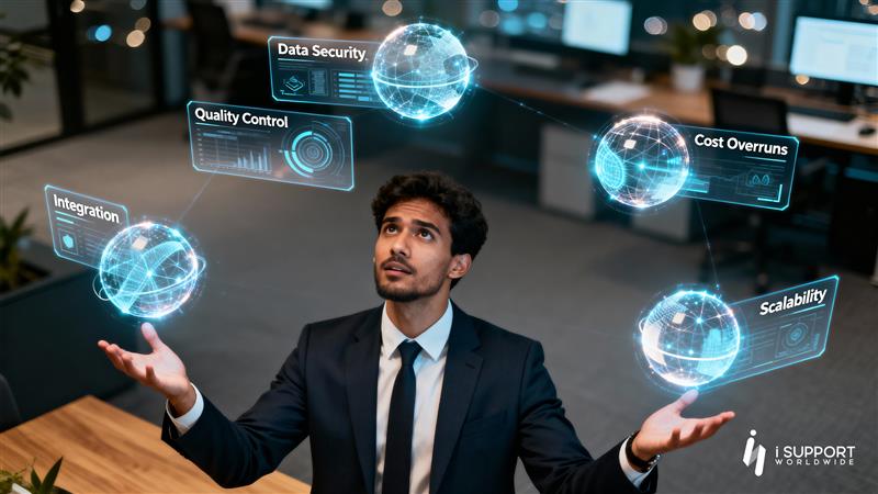 Offshoring-What Decision Makers Worry About When Hiring a BPO Provider -iSupport Worldwide