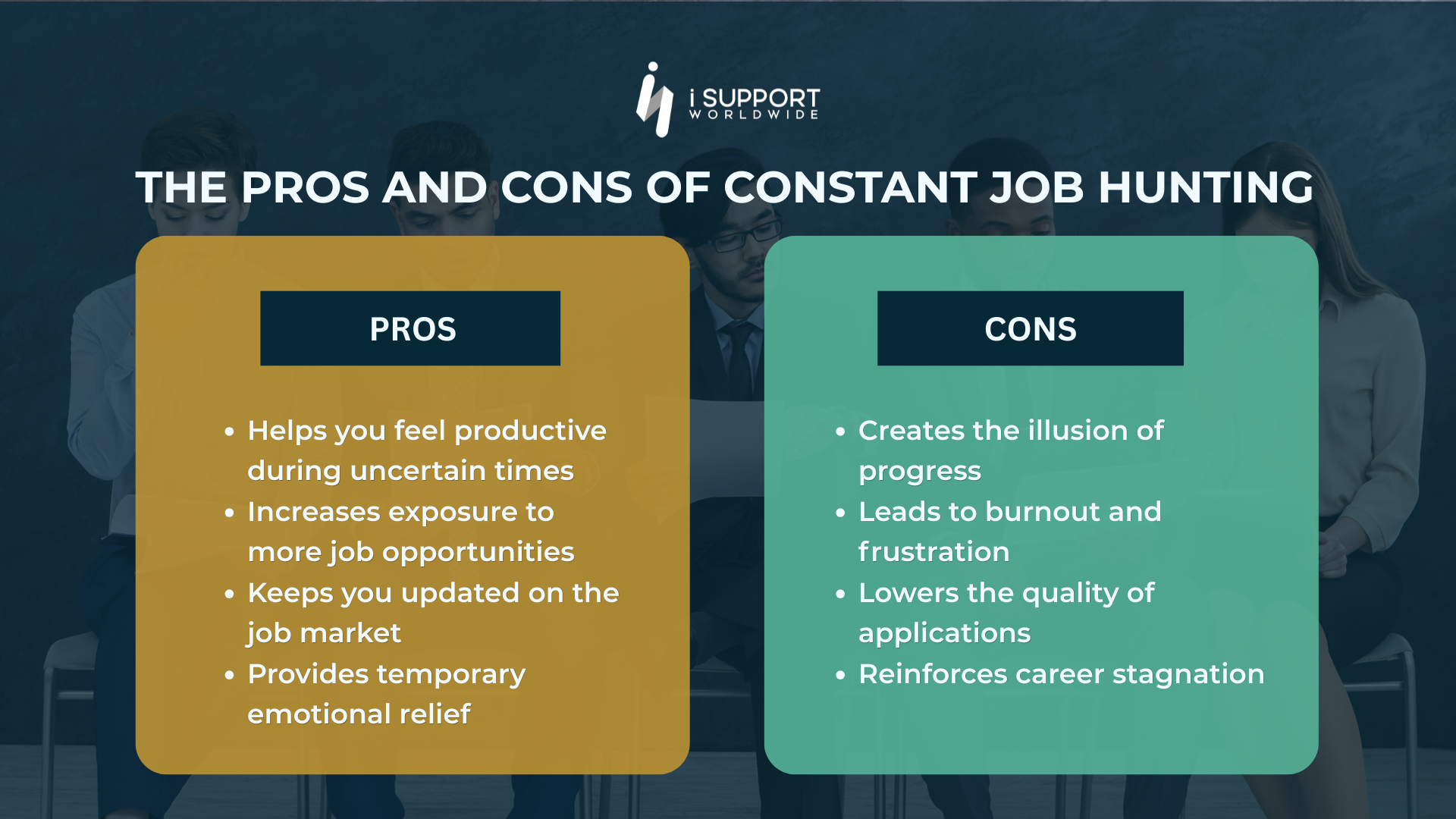 Offshoring-The Pros and Cons of Constant Job Hunting -iSupportWorldwide