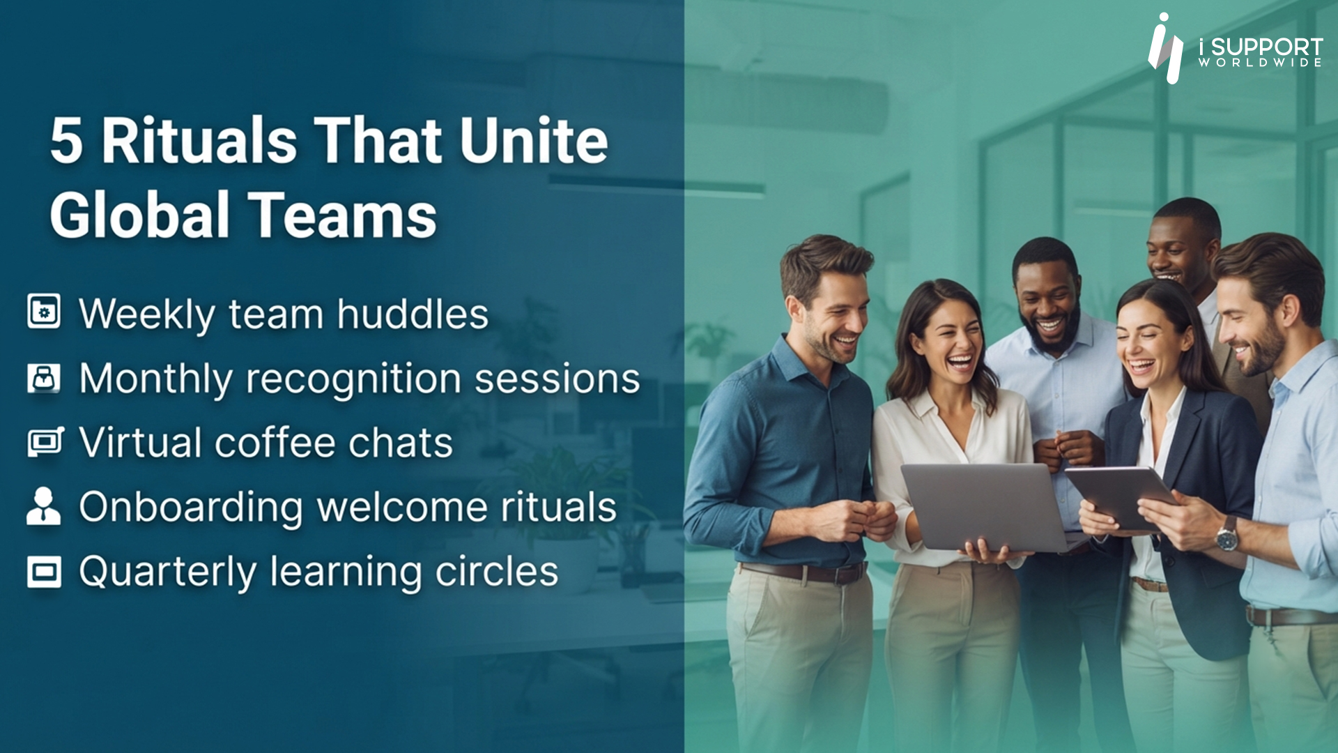 Global Capability Center- 5 rituals that unite global teams - iSupport Worldwide